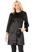 Stately Beaded Scarf Coat